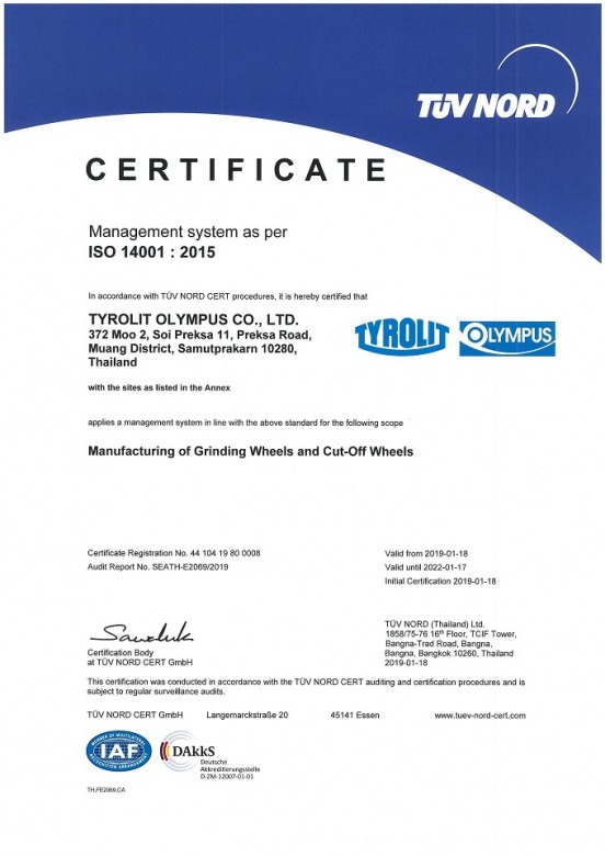 ISO 14001.15 ANX2 CA - CERTIFICATE TYROLIT OLYMPUS - 1_3_0